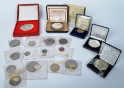 COLLECTION OF COINS - INC MARIE THERESA THALER SILVER COIN