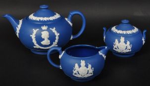 LIMITED EDITION WEDGWOOD CORONATION ROYAL BLUE SERVICE
