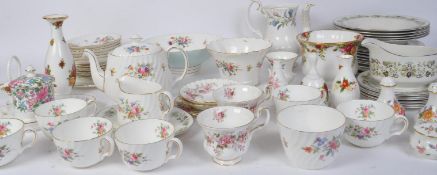 ASSORTMENT OF CHINA TABLEWARE - MINTON MARLOW - ROYAL ALBERT