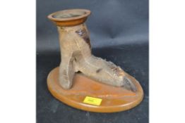 ZOOLOGY TAXIDERMY - OSTRICH FOOT