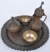 19TH CENTURY COPPER BOSNIAN BALKAN COFFEE SERIVCE