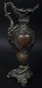 EARLY 20TH CENTURY ART NOUVEAU BRONZE EWER