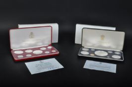 BAHAMAS & REPUBLIC OF PANAMA PROOF COIN SETS