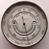EDWARDIAN ASPREY COMPENSATED POCKET BAROMETER