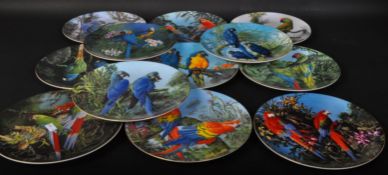 COLLECTION WEDGWOOD FRAGILE PARADISE CABINET PLATES