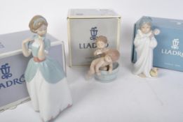 LLADRO - THREE SPANISH PORCELAIN FIGURINES