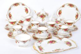 VINTAGE ROYAL ALBERT OLD COUNTRY ROSES TEA SERVICE