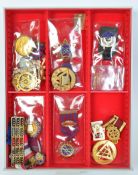COLLECTION OF MASONIC FREE MASON MEDALS