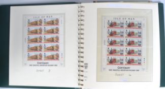 STAMPS - ISLE OF MAN - UNUSED DECIMAL STOCK BOOK