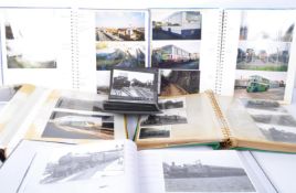 COLLECTION OF STEAM ENGINES BRITISH RAILWAY PHOTOS