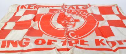 LIVERPOOL FC - ORIGINAL 1970S KENNY DALSLIGH FOOTBALL FLAG