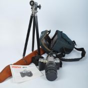 RETRO VINTAGE PENTAX MZ-5 CAMERA WITH TRIPOD