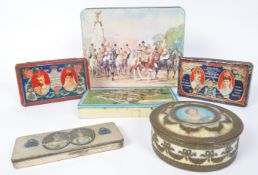 COLLECTION OF ROYAL COMMEMORATIVE CONFECTIONARY TINS