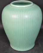 VINTAGE MARSELIS DANISH PORCELAIN GREEN VASE