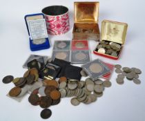 LARGE COLLECTION OF 19TH CENTURY & LATER BRITISH COINS