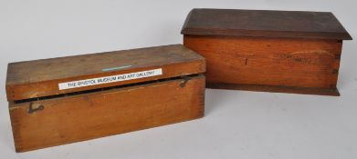 WOODEN CASED SELECTION OF ASTRONOMICAL LANTERN SLIDES