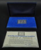 925 SILVER JUBILEE ELIZABETH II 10P COMMEMORATIVE BAR