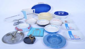 OF BREWIANA INTEREST - ADVERTISMENT CERAMIC ASHTRAYS