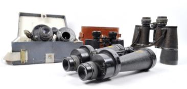 COLLECTION OF VINTAGE BINOCULARS