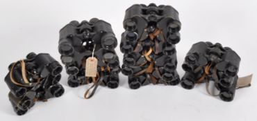 LARGE COLLECTION OF ROSS BINOCULARS