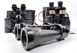 COLLECTION OF ASSORTED VINTAGE BINOCULARS