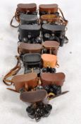 MIXED COLLECTION OF VINTAGE CASED BINOCULARS