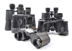 COLLECTION OF ASSORTED VINTAGE BINOCULARS
