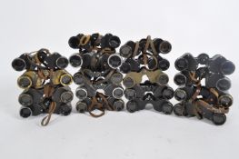 LARGE COLLECTION OF VINTAGE ROSS BINOCULARS