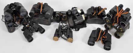 MIXED COLLECTION OF VINTAGE BINOCULARS