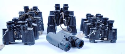 COLLECTION OF 12 X ASSORTED VINTAGE BINOCULARS