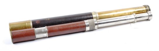 TWO 20TH CENTURY VINTAGE TELESCOPES