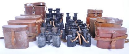 MIXED COLLECTION OF VINTAGE CASED BINOCULARS