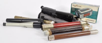 COLLECTION OF VINTAGE TELESCOPES & SPOTTING SCOPES