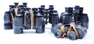 COLLECTION OF 8X ROSS VINTAGE BINOCULARS
