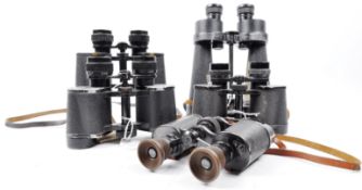 COLLECTION OF ASSORTED VINTAGE BINOCULARS