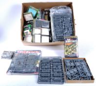 LARGE COLLECTION OF TABLE TOP WAR GAMING FIGURES & MODELING TOOLS