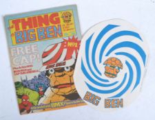 COMIC BOOK - THE THING IS BIG BEN #1 WITH FREE GIFT