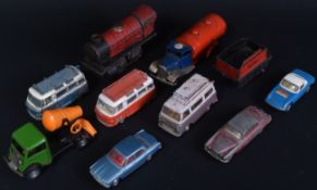 COLLECTION OF ASSORTED VINTAGE DIECAST & TINPLATE MODEL CARS