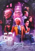 DOCTOR WHO - COLIN BAKER (SIXTH DR) - AUTOGRAPHED 16X12