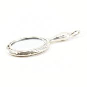 925 SILVER HAND MIRROR PENDANT & NECKLACE CHAIN