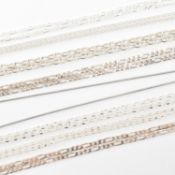 COLLECTION OF EIGHT 925 SILVER CHAIN NECKLACES