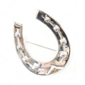 STERLING SILVER HORSESHOE BROOCH PIN
