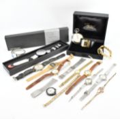 COLLECTION OF ASSORTED WRIST WATCHES & POCKET WATCH