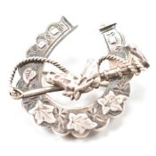 HALLMARKED VICTORIAN SILVER HORSESHOE BROOCH PIN