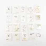 COLLECTION OF STERLING SILVER PENDANTS & SHILLING MOUNTS