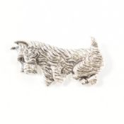 STERLING SILVER SCOTTISH TERRIER BROOCH PIN