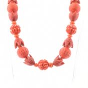 1930S ART DECO EARLY PLASTIC BEADED NECKLACE