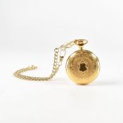 BERNEX MASONIC GOLD PLATED FULL HUNTER POCKET WATCH
