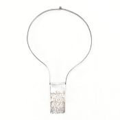 1970S BRUTALIST SILVER COLLAR NECKLACE