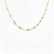 HALLMARKED 9CT GOLD ROPE TWIST CHAIN